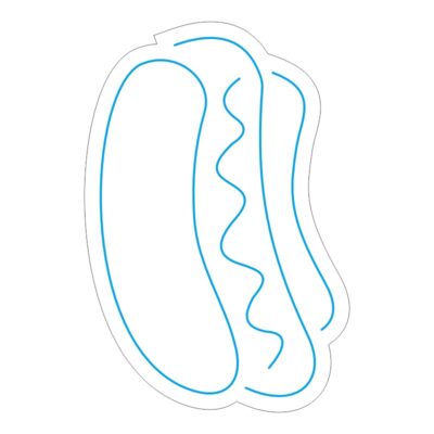 طرح نئون هاتداگ (Hotdog) – فایل وکتور خوراکی