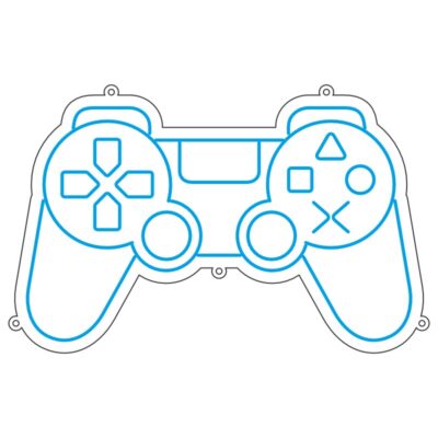 دانلود طرح نئونفلکسی دسته بازی مخصوص تابلو گیم نت و اتاق گیمر