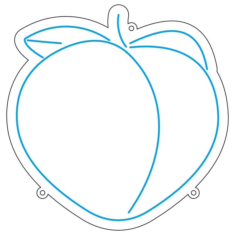 دانلود طرح نئونفلکسی هلو مناسب تابلو فانتزی و کافیشاپ 3 design 25 1 نئون Baby Shower
