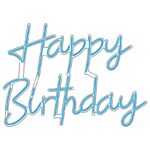 طرح نئون نوشته Happy Birthday – فایل تبریک تولد