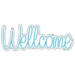 دانلود طرح نئون‌فلکسی Welcome مناسب تابلو ورودی مغازه و کافه