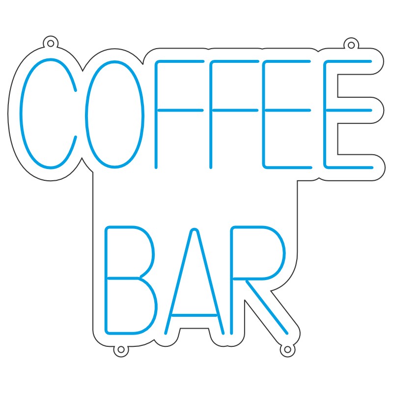 طرح نئون نوشته COFFEE BAR – فایل تابلو کافیشاپ 4 design 302 1 وکتور پس زمینه موج دار رنگی