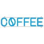 طرح نئون نوشته COFFEE با استایل خاص – فایل کافه