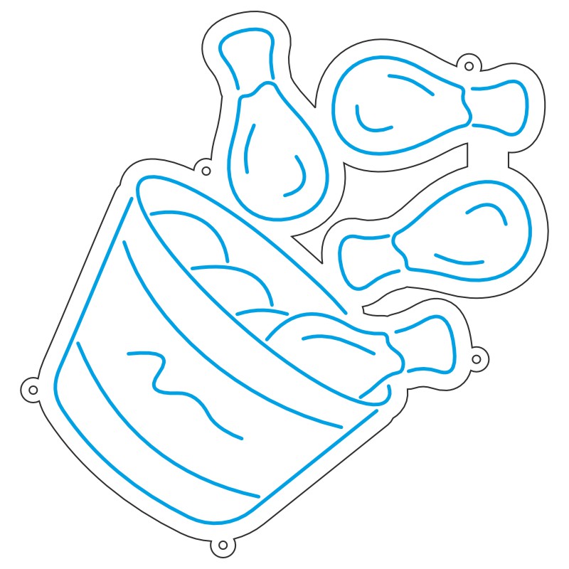 طرح نئون بستنی چوبی – وکتور خوراکی تابستانی 7 design 327 1 pizza neon