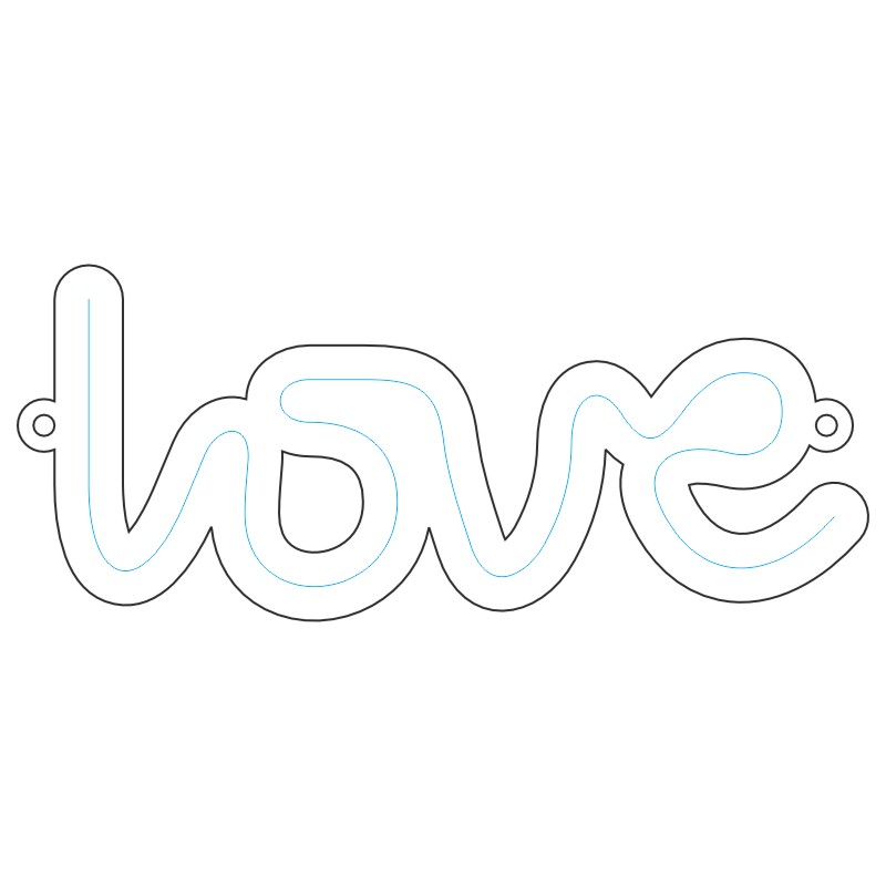 طرح نئون نوشته Love – وکتور عاشقانه و رمانتیک 16 design 343 1 برگر نئون