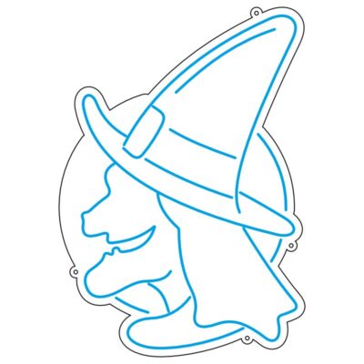 دانلود طرح نئونفلکسی جادوگر مخصوص دکور هالووین و فانتزی