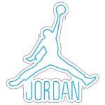 طرح نئون لوگو جوردن - فایل ورزشی JORDAN