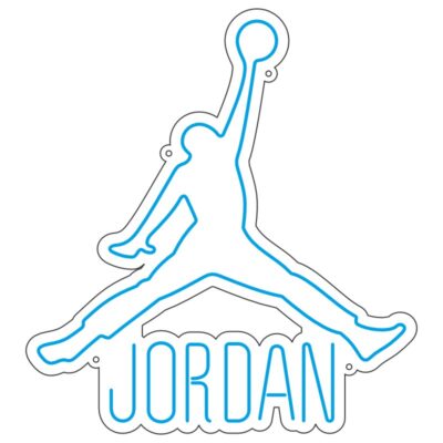 طرح نئون لوگو جوردن - فایل ورزشی JORDAN