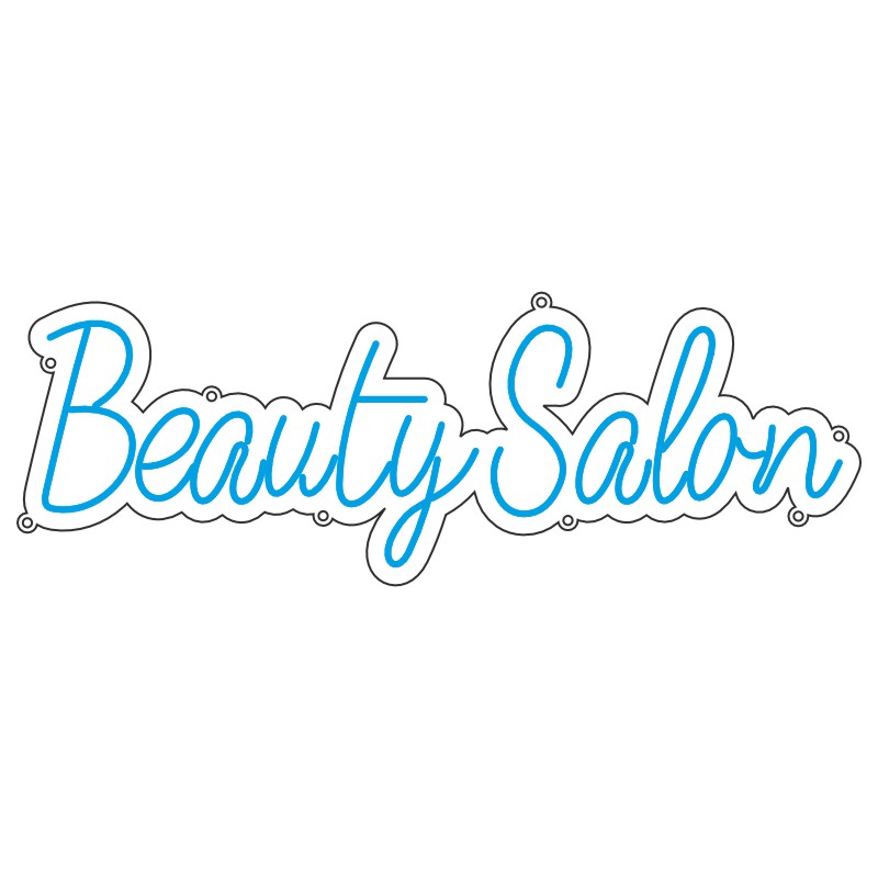 طرح نئون نوشته Beauty Salon – وکتور سالن زیبایی 1 design 358 1 سالن زیبایی