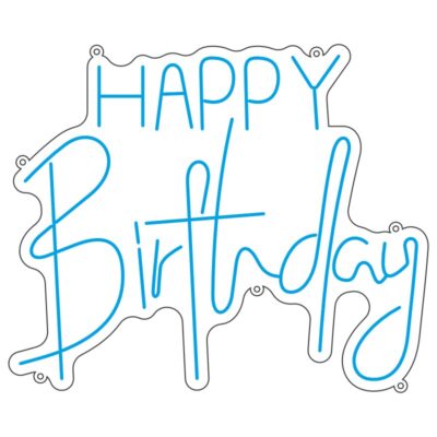طرح نئون Happy Birthday – وکتور تولد و جشن