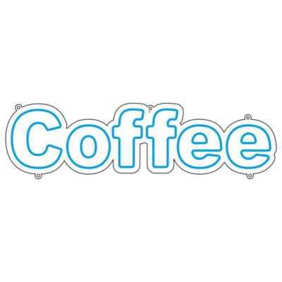 طرح نئون نوشته Coffee – وکتور تابلو کافیشاپ