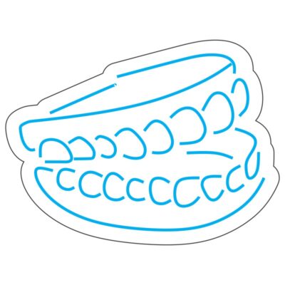 طرح نئون دندان