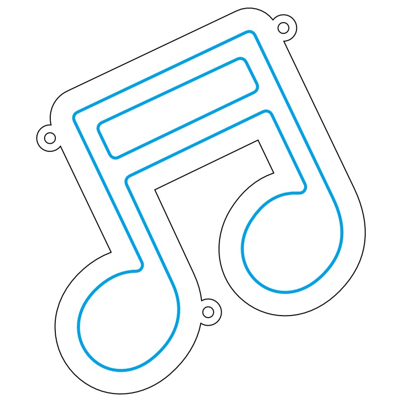 دانلود طرح نئونفلکسی نت دوبل مخصوص استودیو و کافیشاپ موزیک 2 design 40 1 موبایل