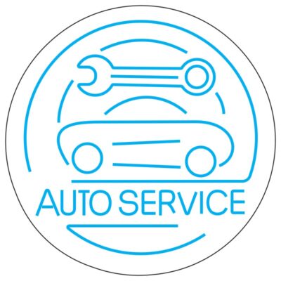 طرح نئون سرویس خودرو - فایل وکتور تعمیرگاه ماشین