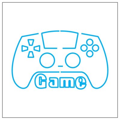 طرح نئون دسته بازی گیمینگ