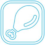 طرح نئون ران مرغ