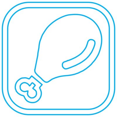 طرح نئون ران مرغ