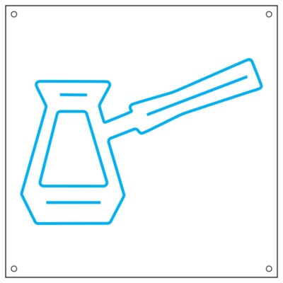 طرح نئون جذوه قهوه ترک