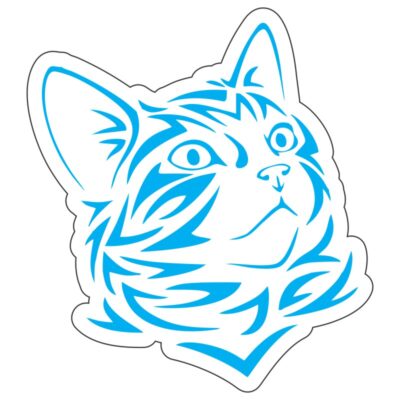 طرح نئون گربه فانتزی