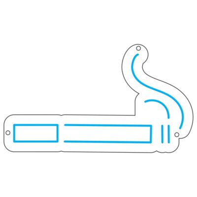 طرح نئون سیگار