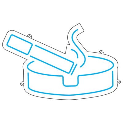 طرح نئون زیرسیگاری