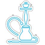 طرح نئون قلیان