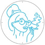طرح نئون چهره فانتزی