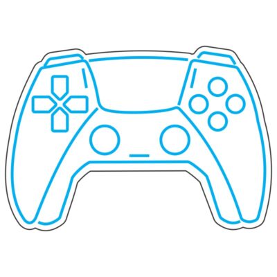 طرح نئون دسته بازی