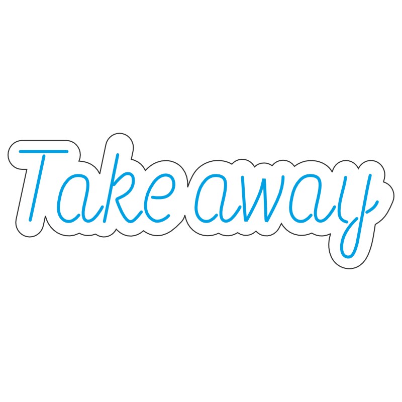 طرح نوشته Take Away برای تابلو فستفود و کافیشاپ 2 design 50 1 رز