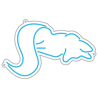 طرح نئون اسب یونیکورن