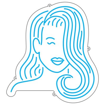 طرح نئون مدل مو زنانه