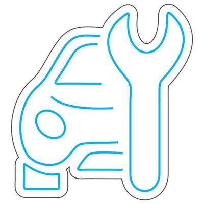 طرح نئون تعمیر خودرو