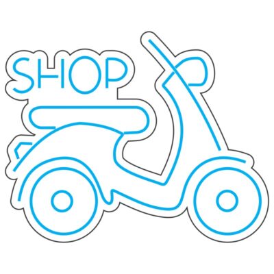 طرح نئون موتور و فروشگاه