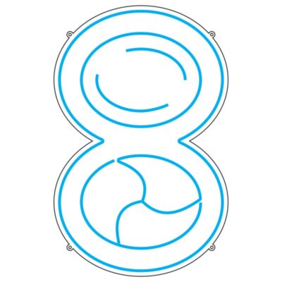 طرح نئون لوازم آرایشی آیینه پودر سایه