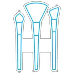 طرح نئون براش آرایشی