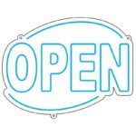 طرح نئون نوشته OPEN