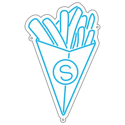 طرح نئون سیبزمینی مخروطی