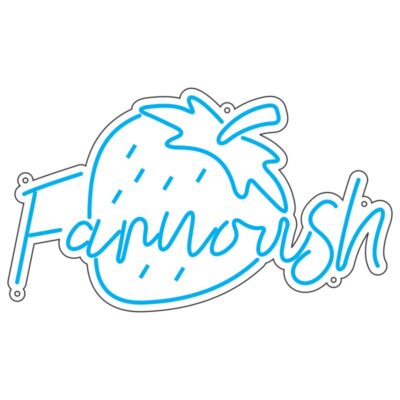 طرح نئون توت‌فرنگی Nourish