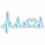 طرح نئون ضربان قلب عاشقانه