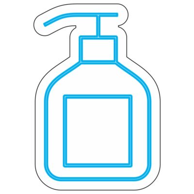 طرح نئون پمپ مایع دستشویی