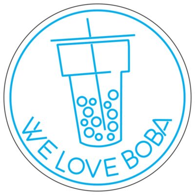 طرح نئون نوشیدنی بوبا (چای حبابی)