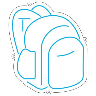 طرح نئون کولهپشتی دانشآموزی