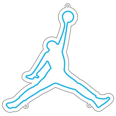 طرح نئون بسکتبالیست پرنده