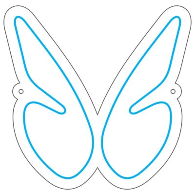 طرح نئون بال فرشته