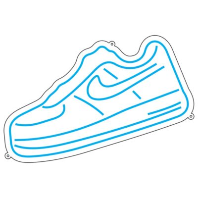 طرح نئون کفش اسپرت نایک