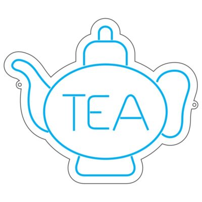 طرح نئون قوری چای