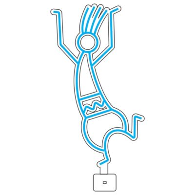 طرح نئون بندباز فانتزی