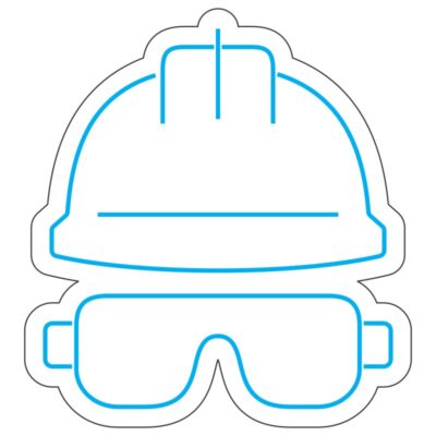 طرح نئون کلاه ایمنی مهندسی