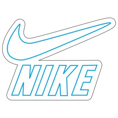 فایل وکتور لوگوی NIKE برای نئون فلکس و برش لیزر