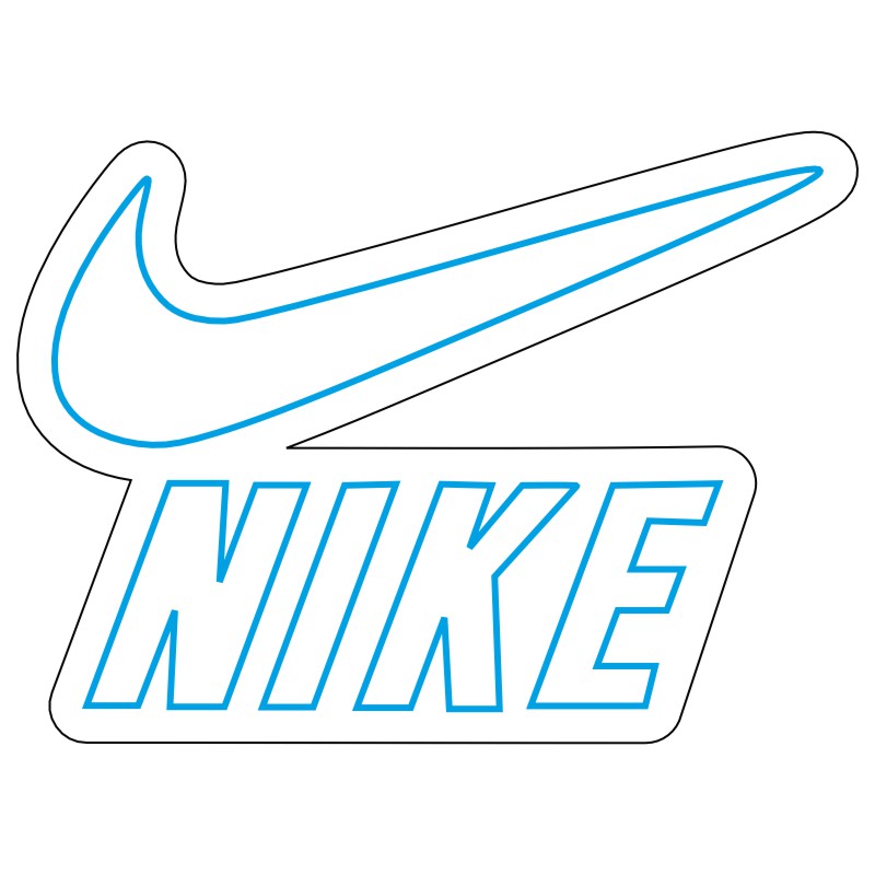 فایل وکتور لوگوی NIKE برای نئون فلکس و برش لیزر 1 design 66 1 وکتور لوگو NIKE